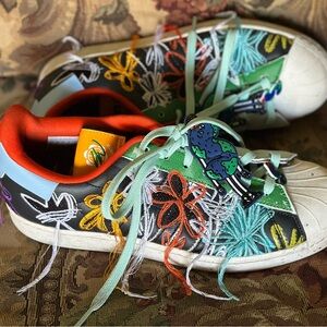 Adidas Superstar x Sean Wotherspoon Super Earth 2021 "BLACK" US MENS SIZE 8